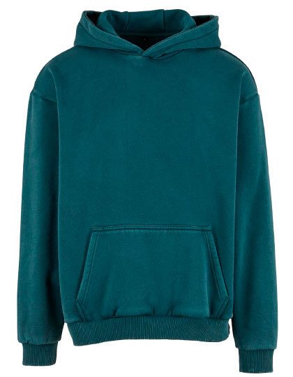 Schwerer Kapuzen Sweater "Vintage" BY 294 – Build your Brand in Bottle Green
