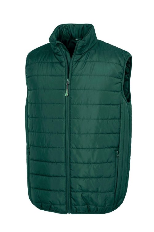 Recycled Promo Padded Bodywarmer R244X – Result Core in Bottle Green