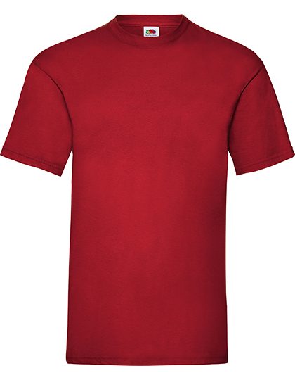 Valueweight T – Fruit of the Loom in Brick Red