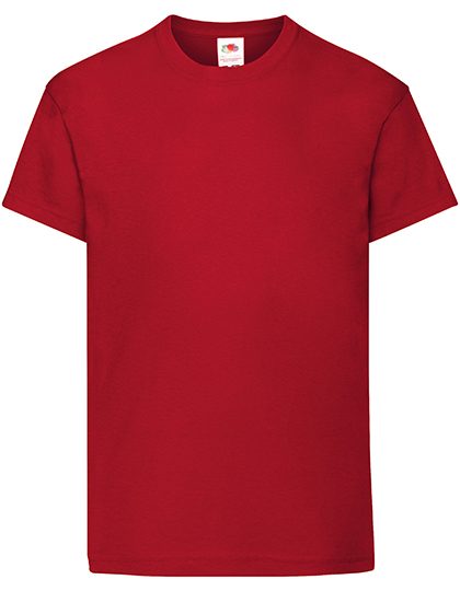 Kids´ Original T – Fruit of the Loom in Brick Red