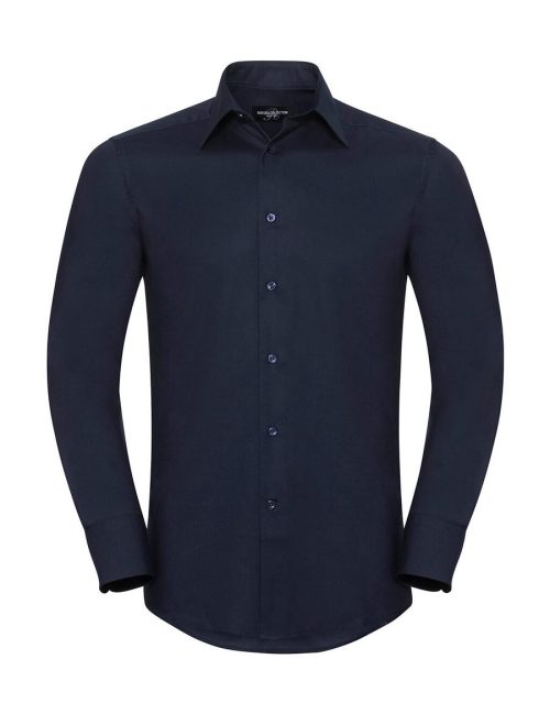 Oxford Shirt Ls 0R922M0 – Russell Collection in Bright Navy