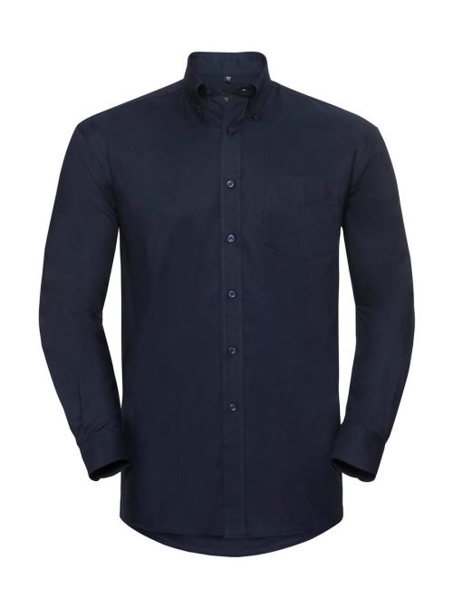 Oxford Shirt Ls 0R932M0 – Russell Collection in Bright Navy
