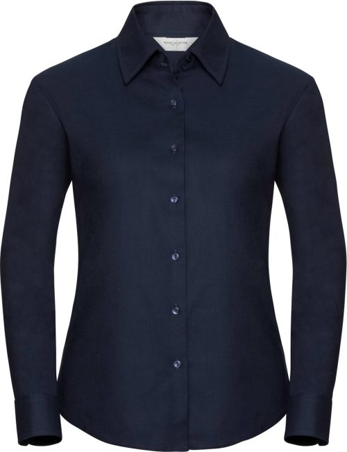 Ladies' Long Sleeve Easy Care Oxford Shirt R-932F-0 – Russell in Bright Navy