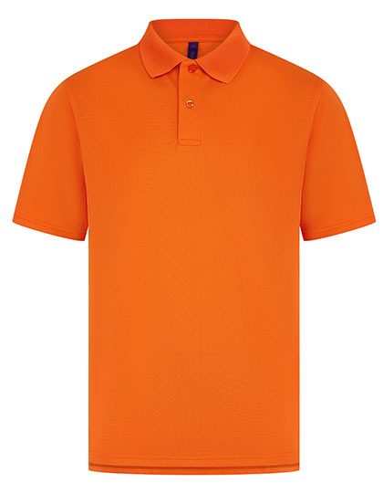 Men´s Coolplus® Wicking Polo Shirt – Henbury in Bright Orange