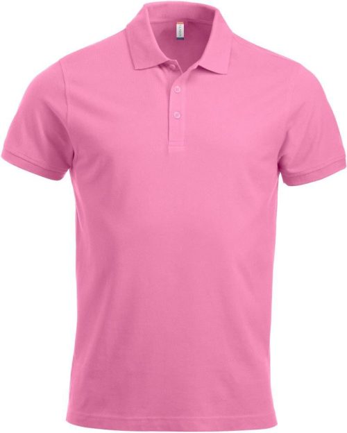 Schweres Herren Piqué Polo Classic Lincoln S/S – Clique in Bright Pink
