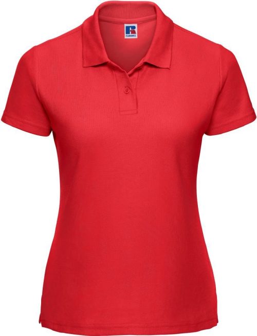 Damen Piqué Polo 539F – Russell Athletic in Bright Red