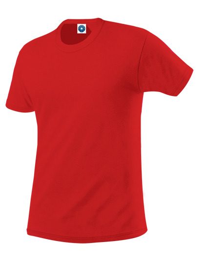 Hefty Tee – Starworld in Bright Red
