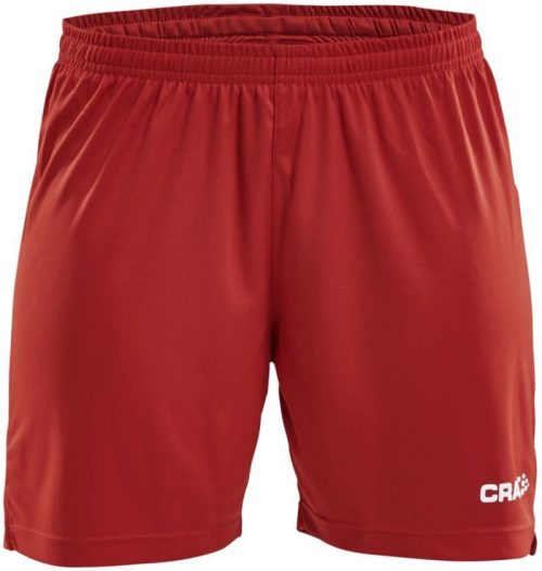 Damen Sport Shorts Squad Go Short Solid W – Craft Teamwear in Bright Red