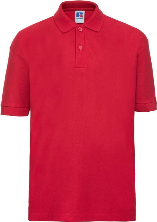 Kinder Piqué Polo 539B – Russell Athletic in Bright Red