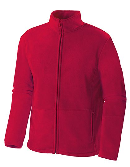 Men´s Full Zip Fleece Jacket – Starworld in Bright Red