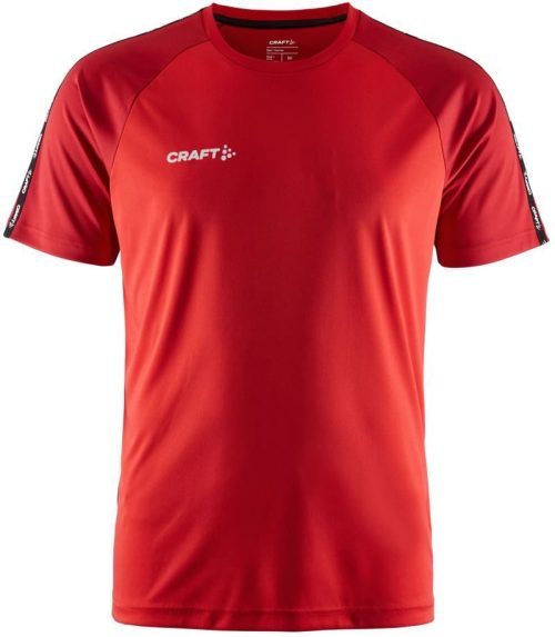 Herren Kontrast Sport Shirt Squad Go Contrast Jersey M – Craft Teamwear in Bright Red/Express