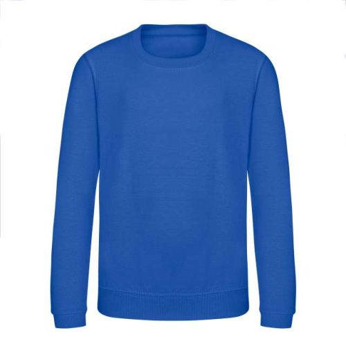 Kids Awdis Sweat – Just Hoods in Bright Royal