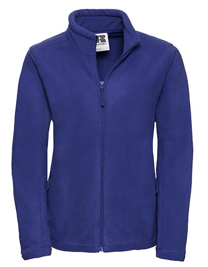 Ladies´ Full Zip Outdoor Fleece – Russell Athletic in Bright Royal