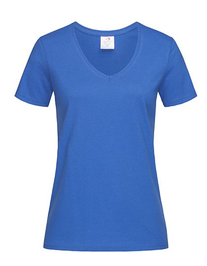 Classic-T V-Neck Women – Stedman® in Bright Royal