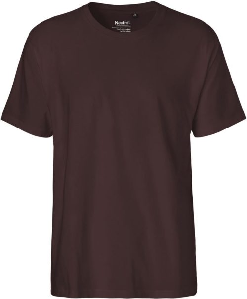 Schweres Herren Bio T-Shirt O 60001 – Neutral in Brown
