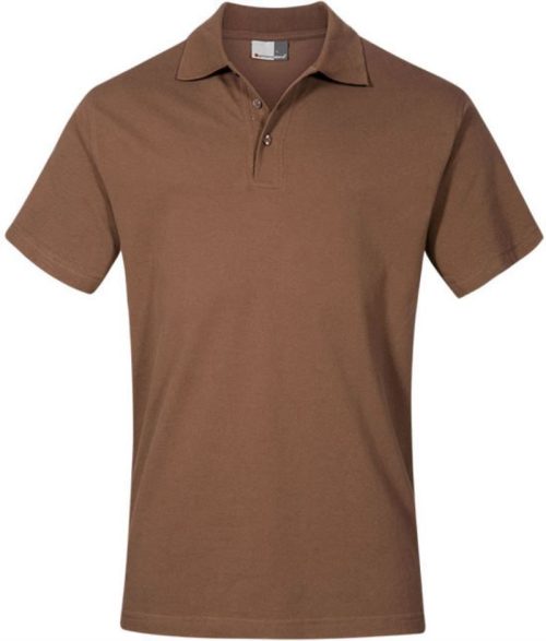 Herren Piqué Polo "Superior" 4001 – Promodoro in Brown