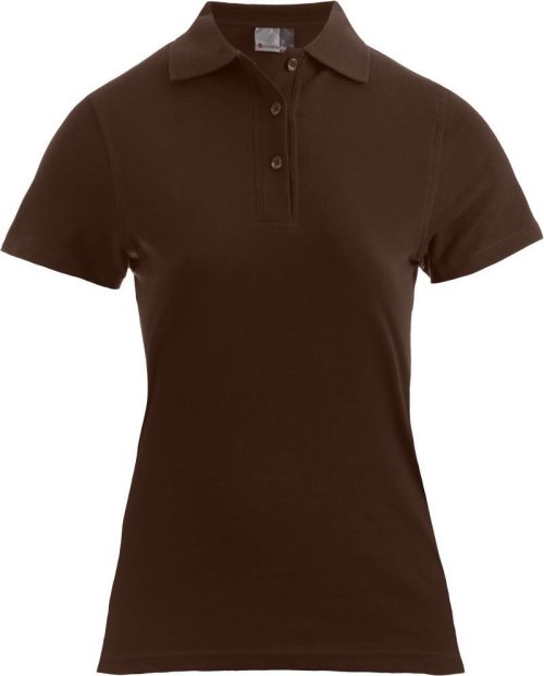 Damen Piqué Polo "Superior" 4005 – Promodoro in Brown