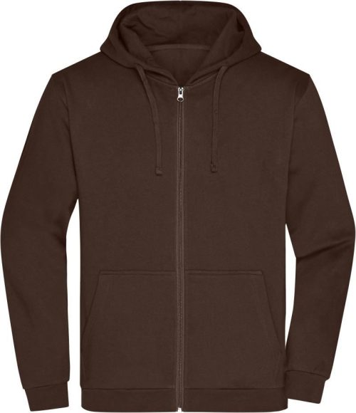 Herren Kapuzen Sweatjacke JN 756 – Daiber in Brown
