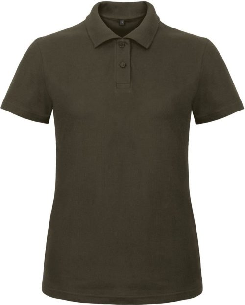 Damen Piqué Polo ID.001 /women – B&C in Brown