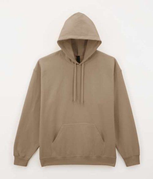 Softstyle™ Midweight Fleece Adult Hoodie – Gildan in Brown Savana