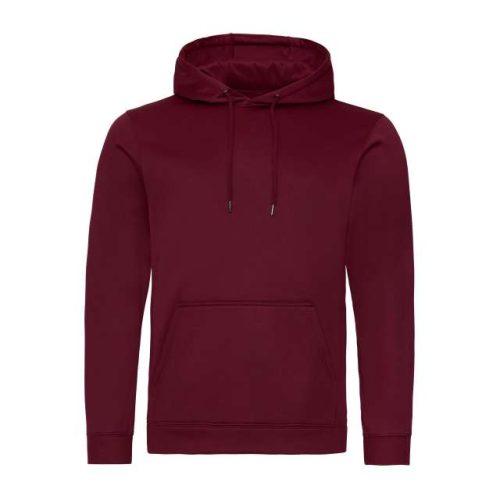 Sports Polyester Hoodie – Just Hoods in Burgundy