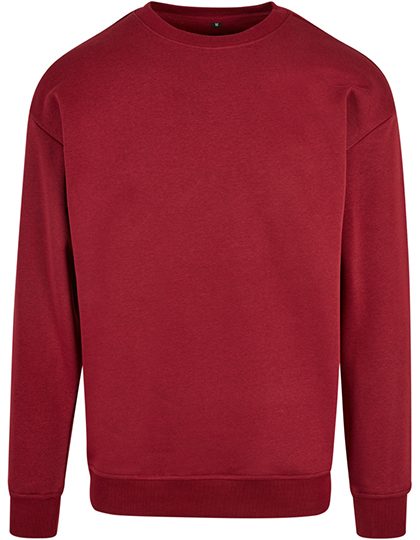 Schwerer Sweater BY 075 – Build your Brand in Burgundy