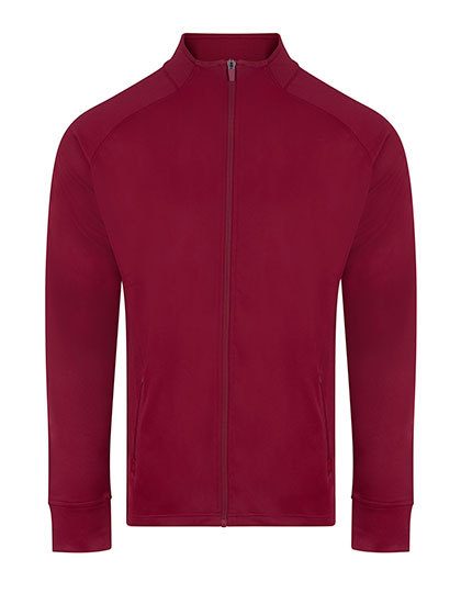 Adults Knitted Tracksuit Top – Finden+Hales in Burgundy
