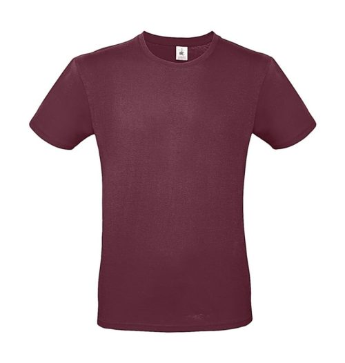 Herren-T-Shirt #E150 TU01T – B&C in Burgundy