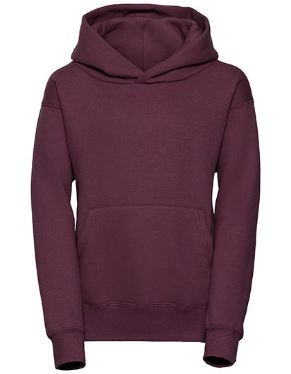 Kids Hooded Sweatshirt – Russell Athletic in Burgundy