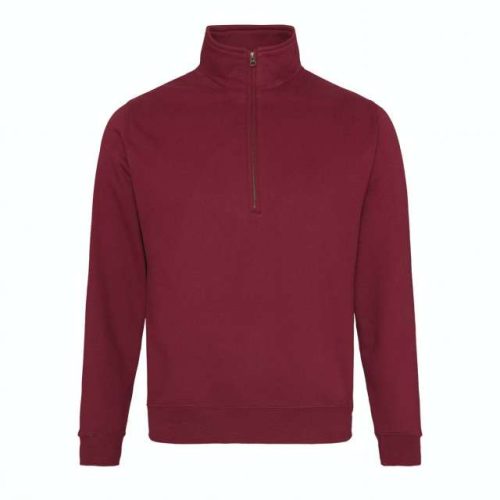 Sophomore 1/4 Zip Sweat – Just Hoods in Burgundy