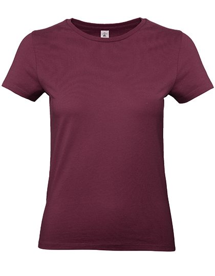 Women´s T-Shirt #E190 – B&C BE INSPIRED in Burgundy