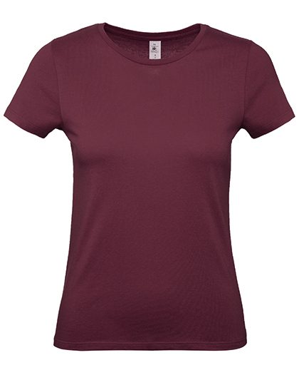 Women´s T-Shirt #E150 – B&C BE INSPIRED in Burgundy
