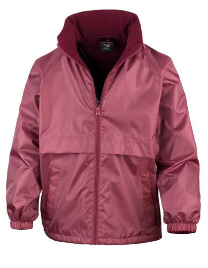 Microfleece Lined Jacket – Result Core in Burgundy