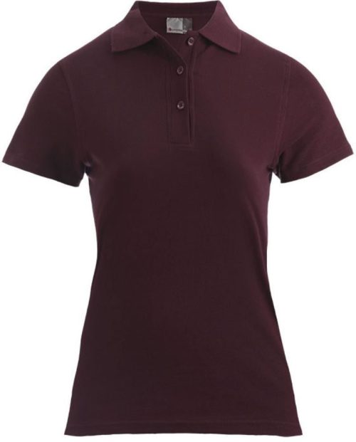 Damen Piqué Polo "Superior" 4005 – Promodoro in Burgundy