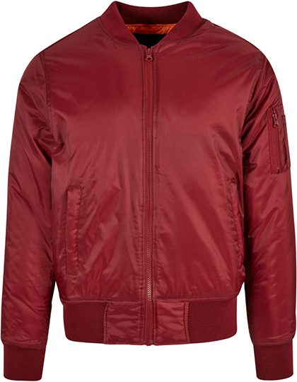 Bomber Jacke BY 030 – Build your Brand in Burgundy