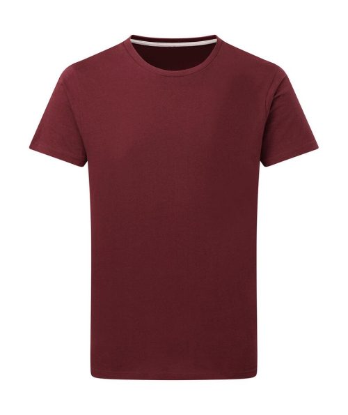 Signature Tagless Tee Men SGTee – SG Signature in Burgundy
