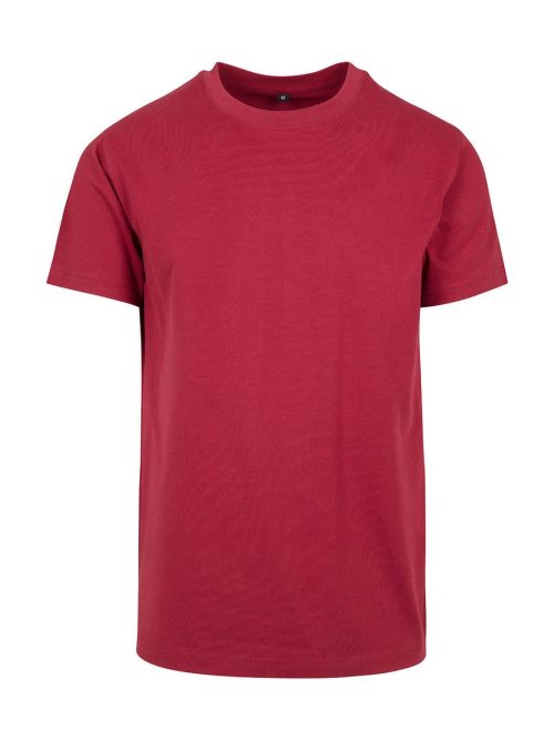 Schweres T-Shirt BY 004 – Build your Brand in Burgundy