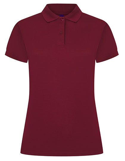Ladies´ Coolplus® Wicking Polo Shirt – Henbury in Burgundy