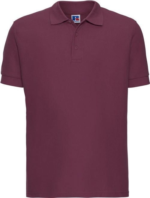 Herren Ultimate Piqué Polo 577M – Russell Athletic in Burgundy