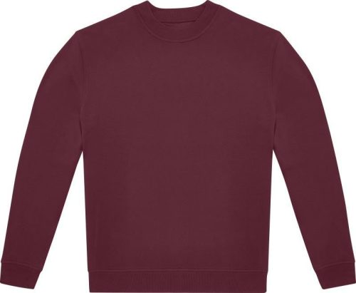 Unisex Sweater ID.222 Crew – B&C in Burgundy