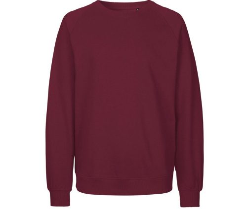 Unisex Tiger Cotton Sweatshirt T63001 – Tiger in Burgundy
