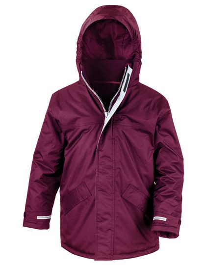 Youth Channel Parka – Result Core in Burgundy