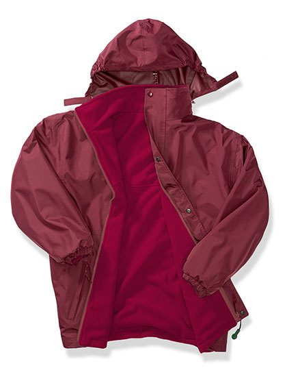 Stormdri 6000 Recycled Coat – Result Recycled in Burgundy/Burgundy