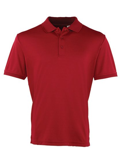 Men´s Coolchecker® Piqué Polo – Premier Workwear in Burgundy (Ca. Pantone 216C)