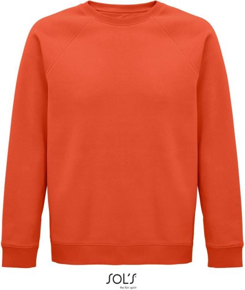 Unisex Bio Raglan Sweater Space – SOL'S in Burnt Orange
