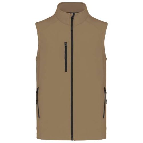 Men's Softshell Bodywarmer – Kariban in Camel