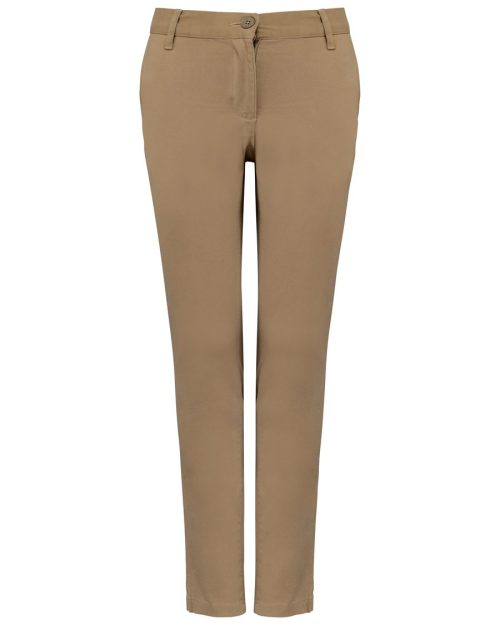 Chino-Hose für Mädchen K7006 – Kariban in Camel
