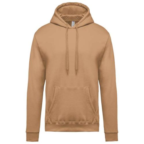 Men’s Hooded Sweatshirt – Kariban in Camel