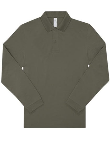 My Polo 180 Long Sleeve – B&C BE INSPIRED in Camo Green
