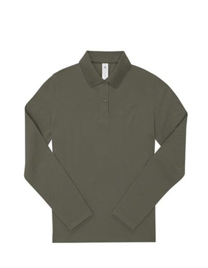 My Polo 180 Long Sleeve /Women – B&C BE INSPIRED in Camo Green